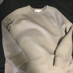 Gray oversized sweat shirt